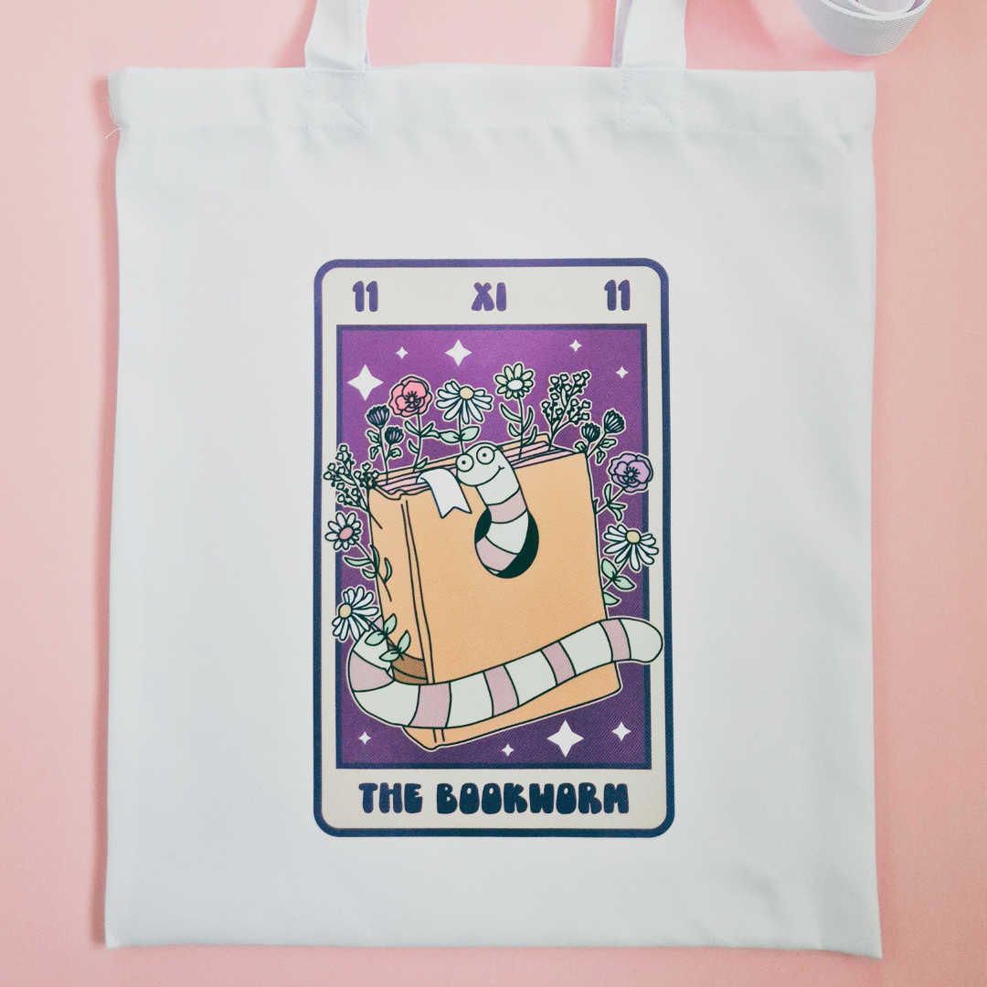 Tote Bag "The Bookworm"