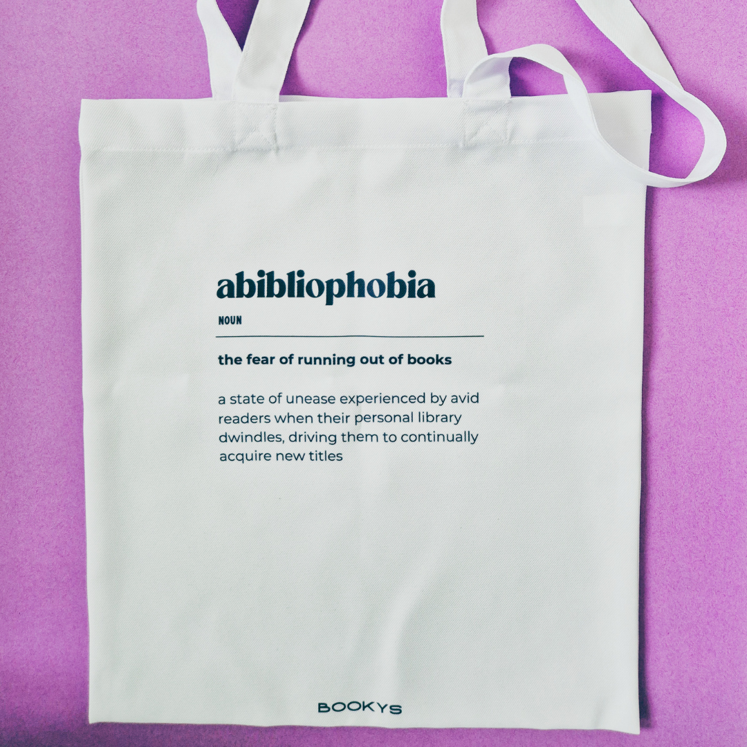 Tote Bag "Abibliophobia Definition"