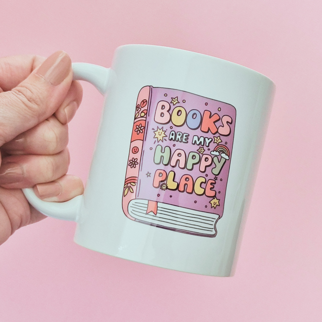 Mug "Books Are My Happy Place"