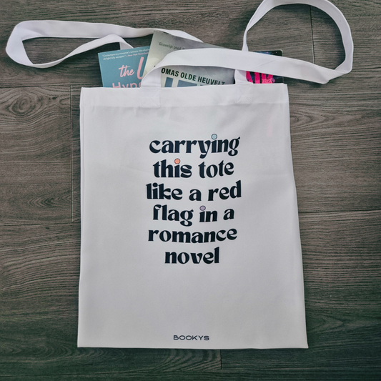 Tote Bag "Carrying This Tote Like a Red Flag in a Romance Novel"