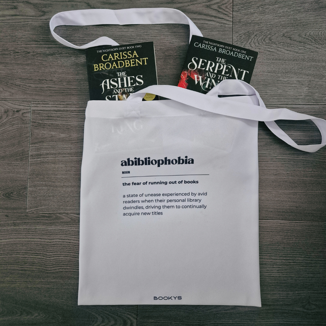 Tote Bag "Abibliophobia Definition"