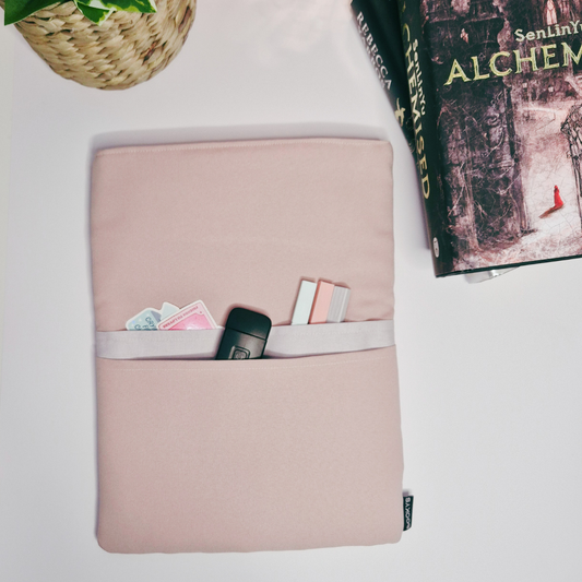 Book Sleeve Large Light Pink