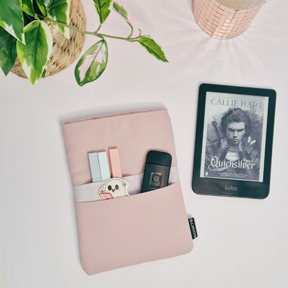 Book Sleeve E-Reader Light Pink
