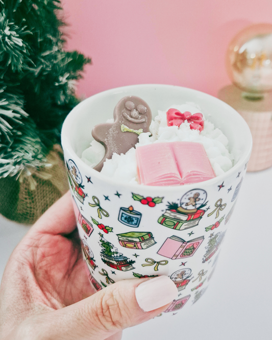 Candle "Christmas Booky"