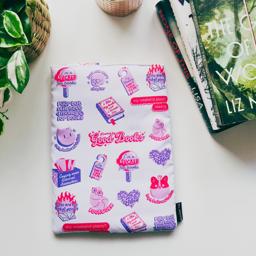 Book Sleeve Medium "Bookworm"