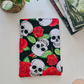 Book Sleeve Medium "Deadly Roses"