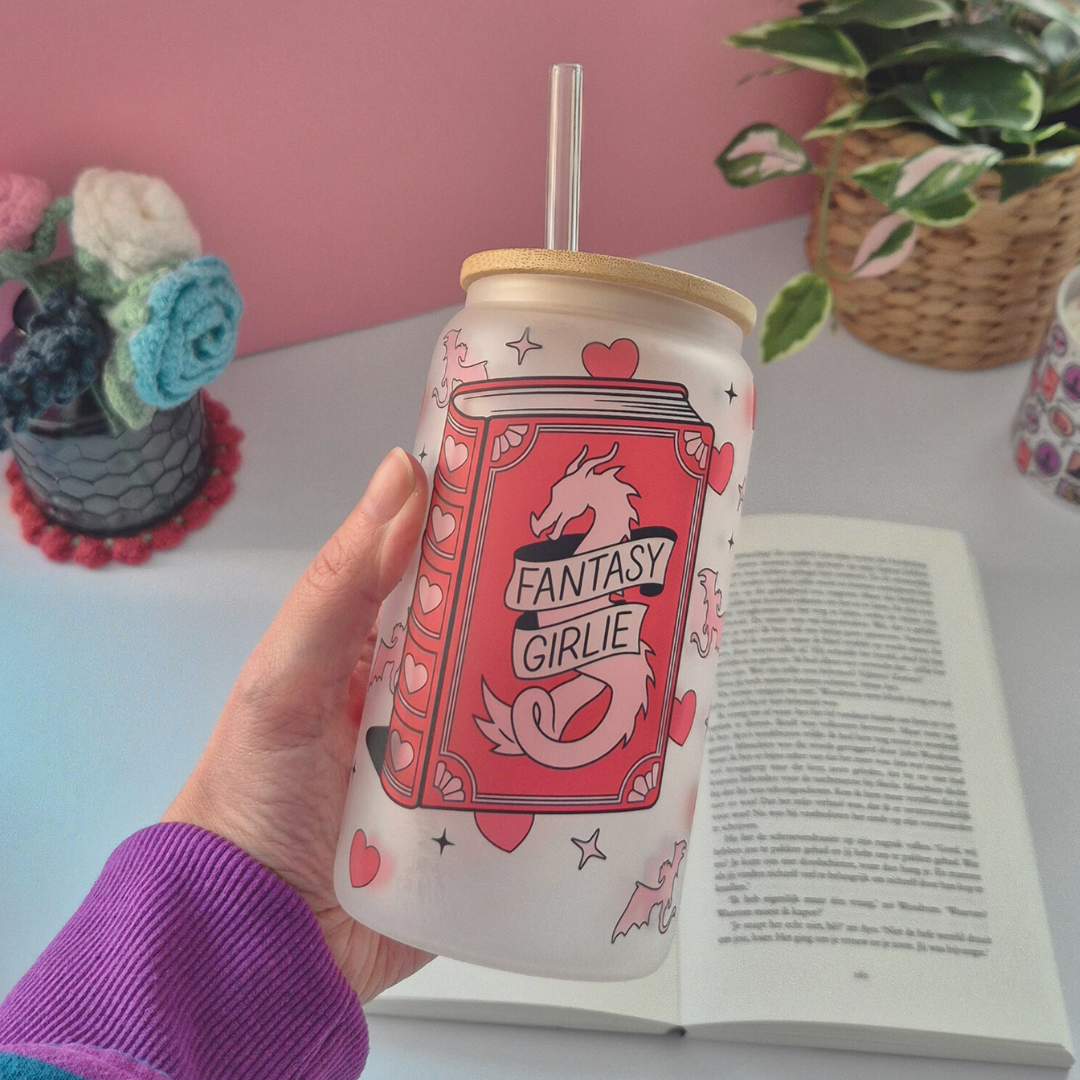 Libby Glass Frosted “Fantasy Girlie”