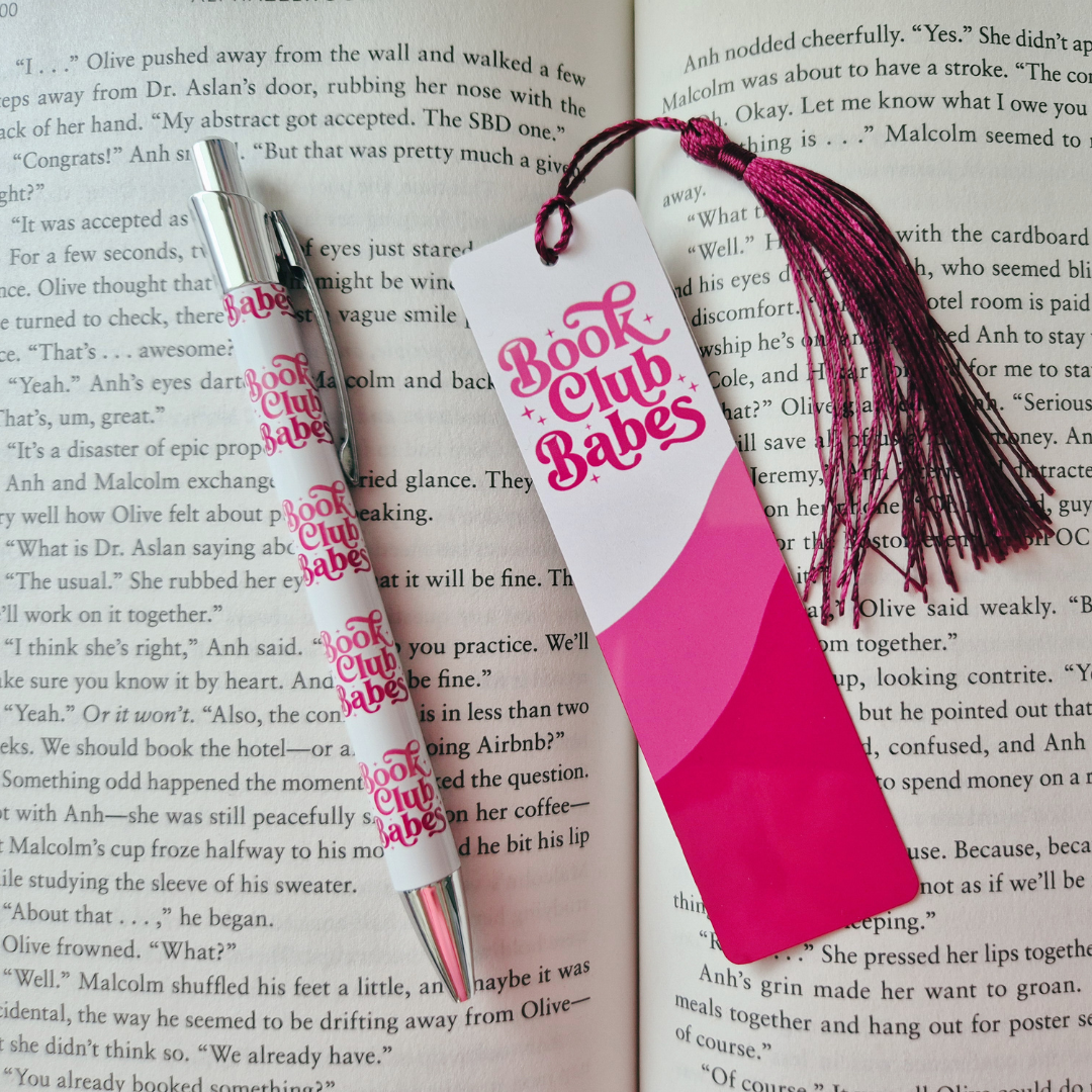 Pen & Bookmark Set "Book Club Babes"