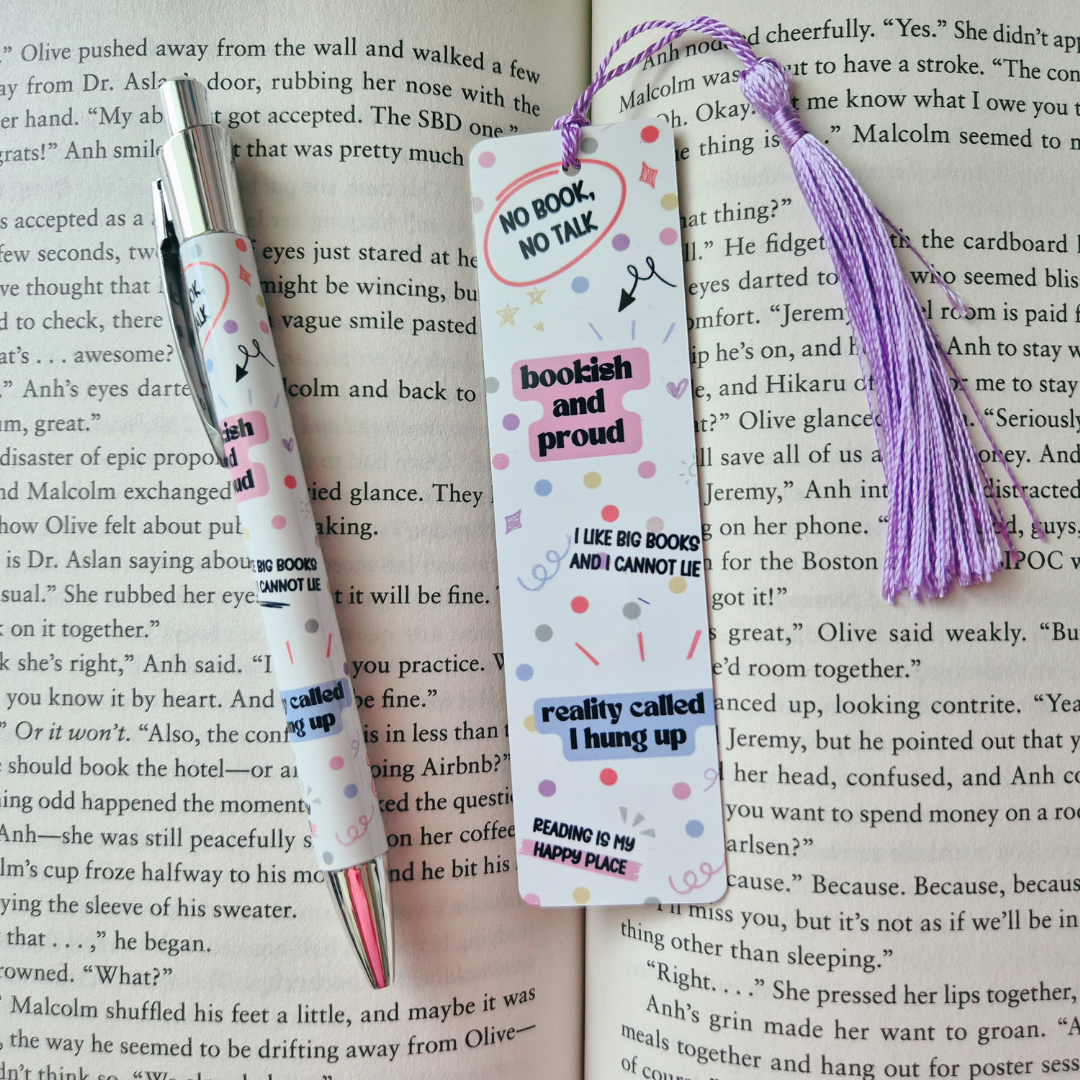 Pen & Bookmark Set "Booky"