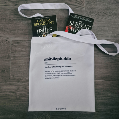 Tote Bag "Abibliophobia Definition"