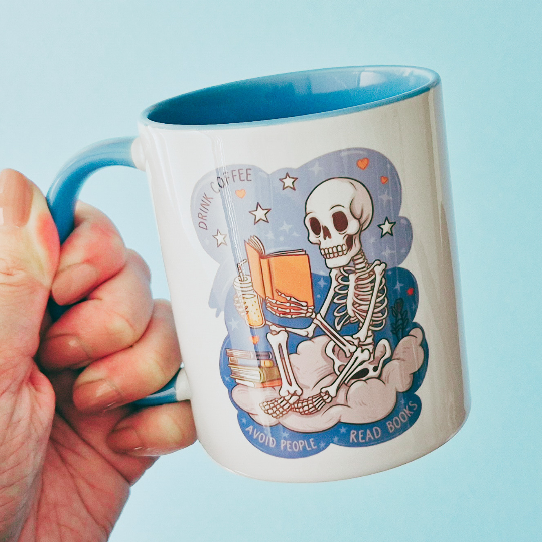 Mug "Drink Coffee, Avoid People, Read Books"