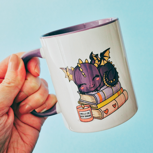 Mug "Smells Like Book Dragon"