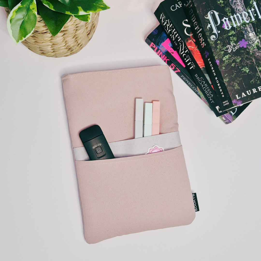 Book Sleeve Small Light Pink