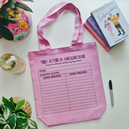 Tote Bag “The Author Collection” pink