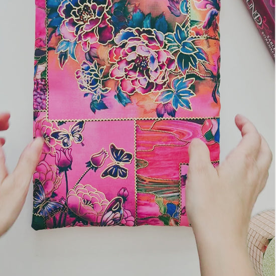 Book Sleeve Large "Golden Garden"