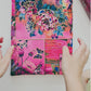 Book Sleeve Large "Golden Garden"