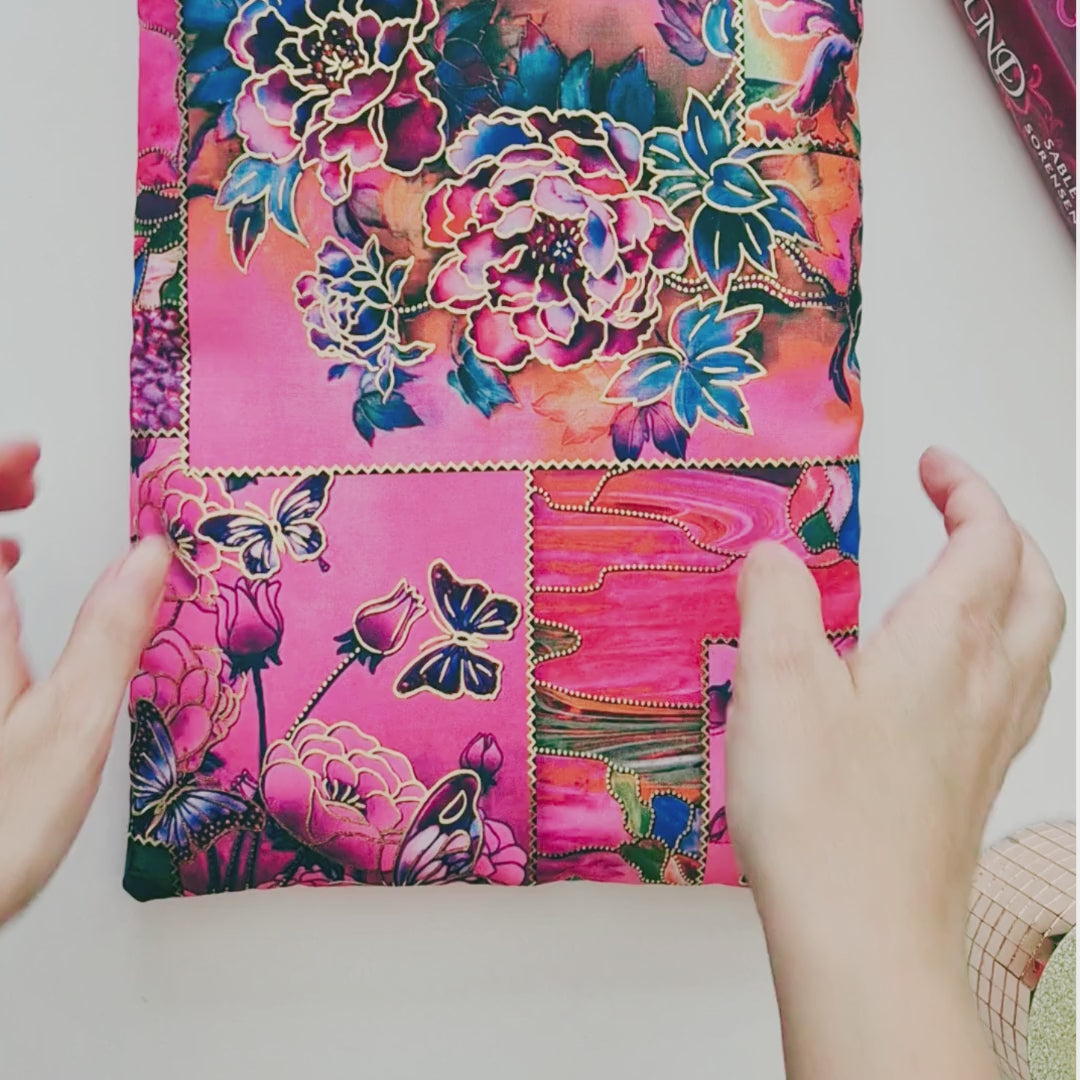 Book Sleeve Large "Golden Garden"