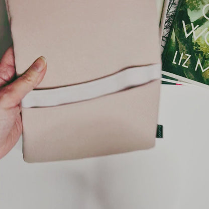 Book Sleeve Medium Light Pink