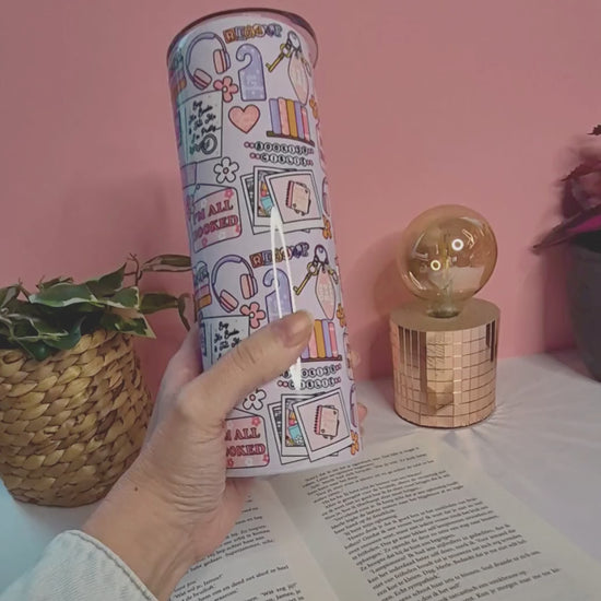Bookish Tumbler “All Booked”