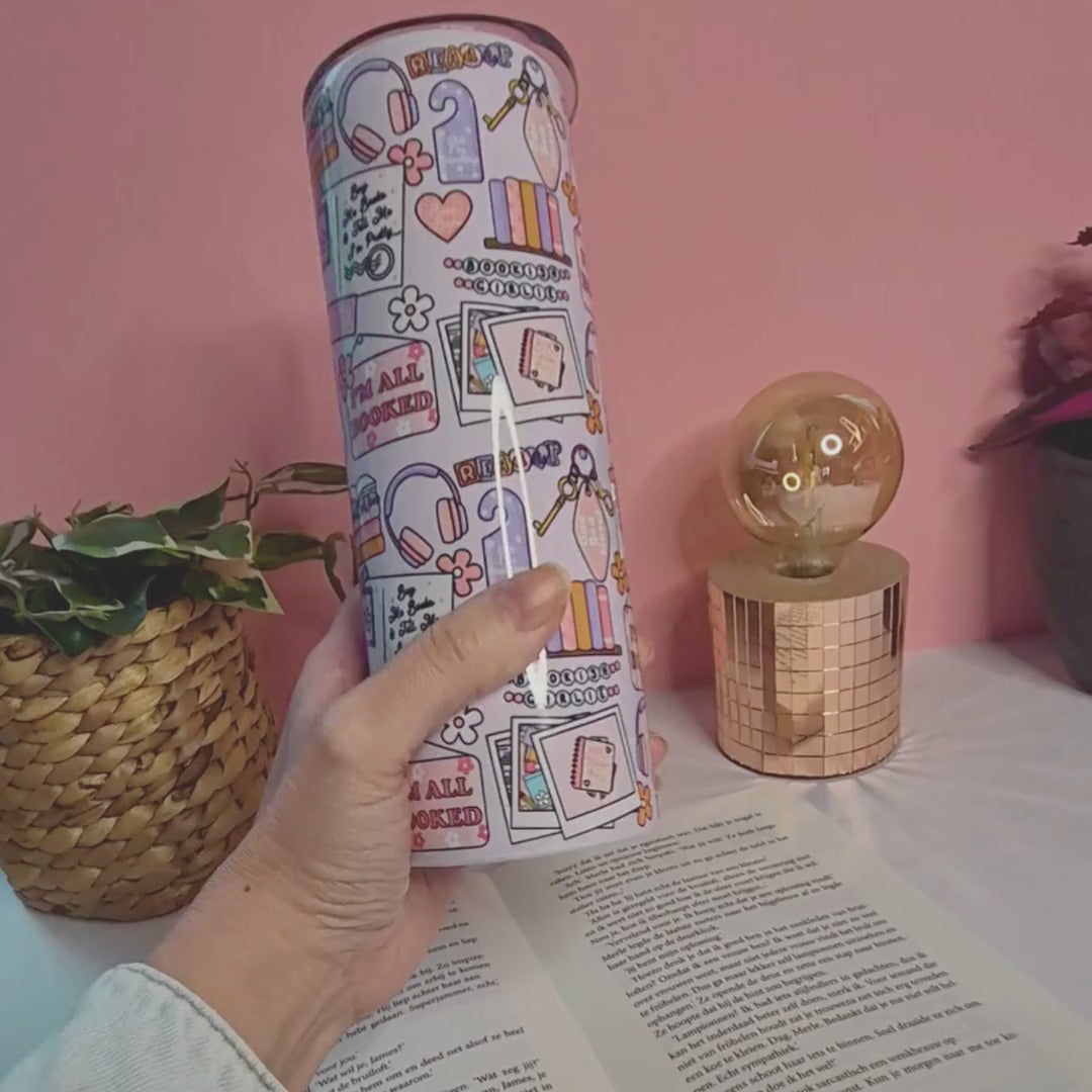 Bookish Tumbler “All Booked”