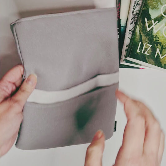 Book Sleeve Medium Grey