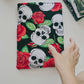 Book Sleeve Medium "Deadly Roses"