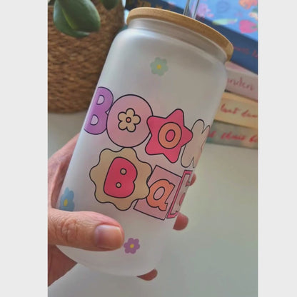Libby Glass Frosted "Bookish Babe"