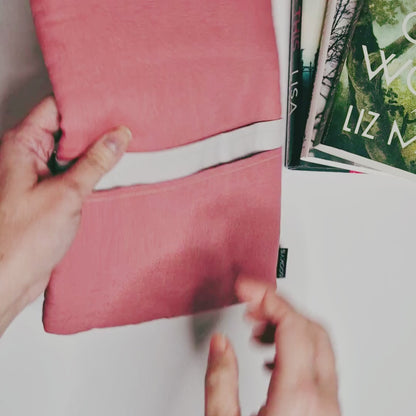Book Sleeve Medium Dark Pink