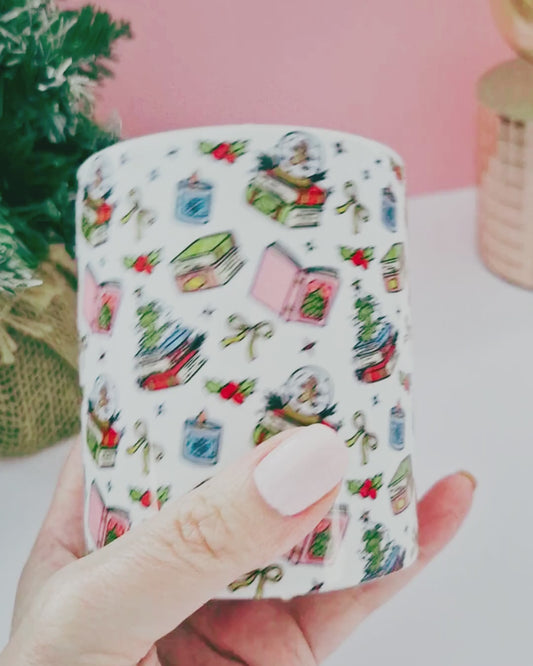 Candle "Christmas Booky"